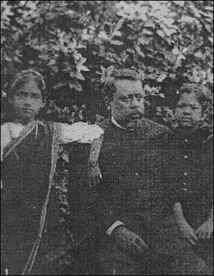 R. B. Sanyal with his grandson & granddaughter